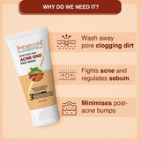 Acne-End Face Wash with Neem Leaf & Cinnamon Extract - 100ml ( Pack Of 3 )