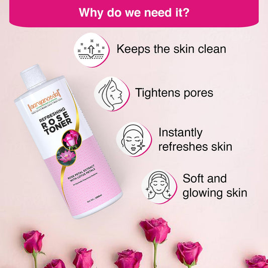 Refreshing Rose Toner - 1000 ml