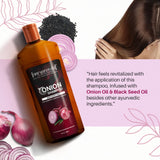 Onion Shampoo For Anti -Greying,Anti-Dandruff & Hair Fall Control