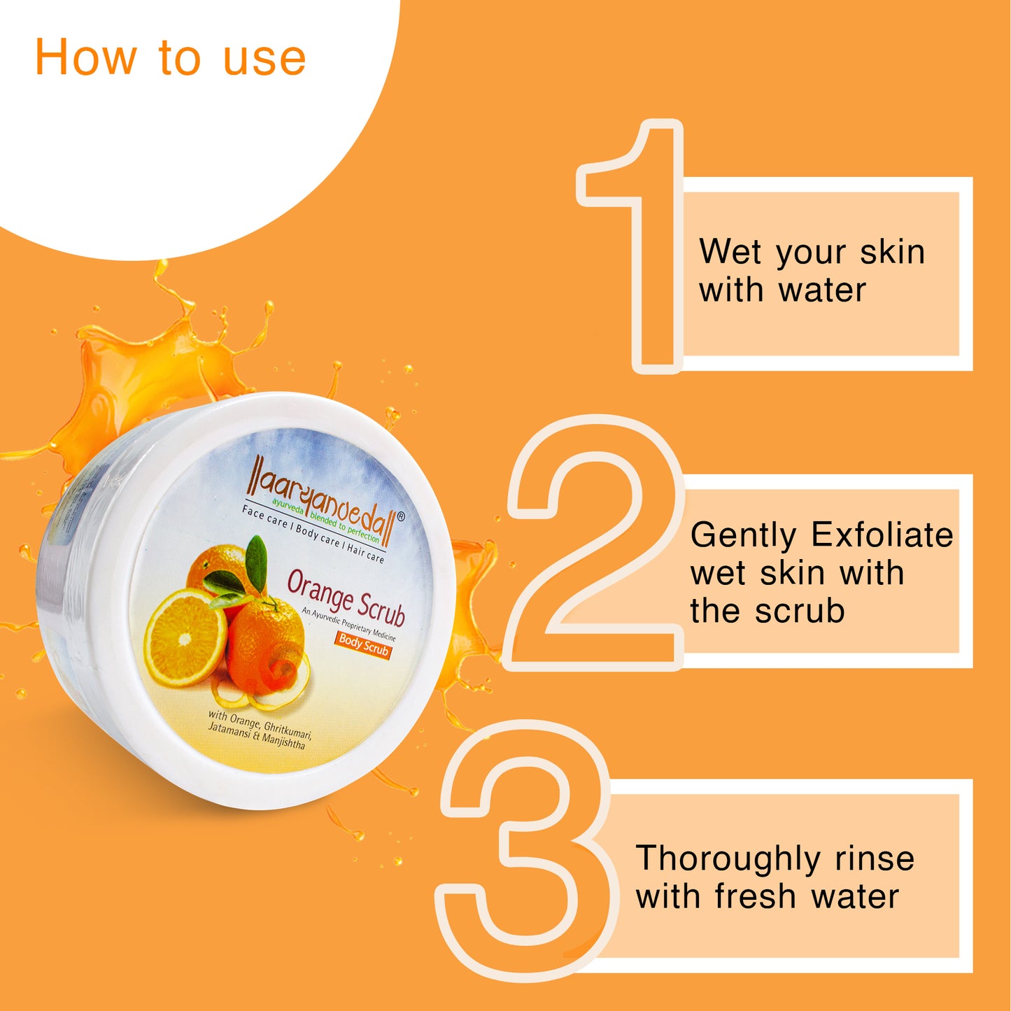 Orange Scrub - 200 gm ( Pack of 2 )