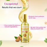 Hair Serum Vitalized with Walnut Oil - 90 ml+10 ml Extra (Pack of 2 )