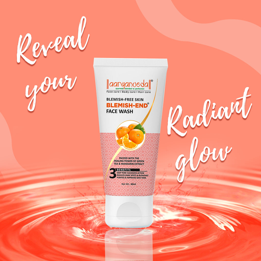 Blemish-End Face Wash with Green Tea & Mandarin Extract 100 ml ( Pack Of 3 )