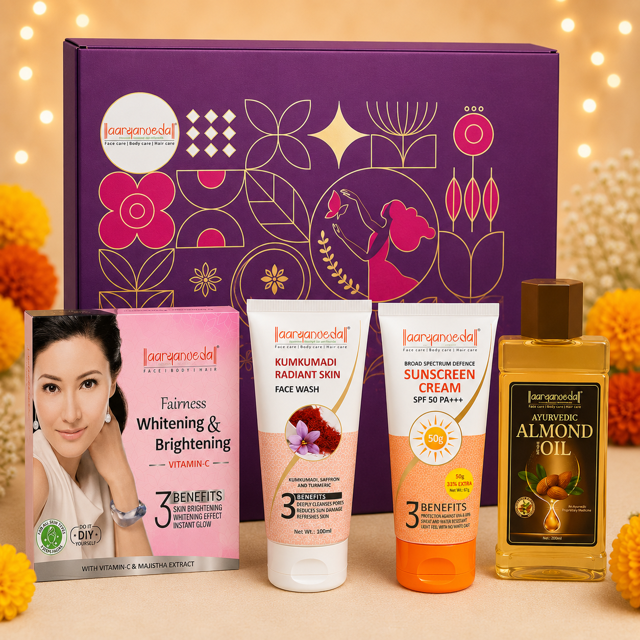 Bright Glow Beauty Gift Combo