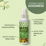Soothing Cucumber Toner with Cucumber Juice & Aloe Vera Juice - 100ml
