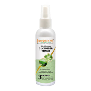 Soothing Cucumber Toner with Cucumber Juice & Aloe Vera Juice - 100ml