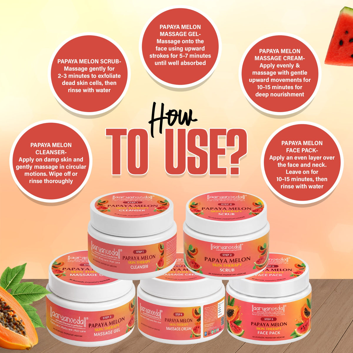 Papaya Melon Skin Therapy Spa Facial-210gm