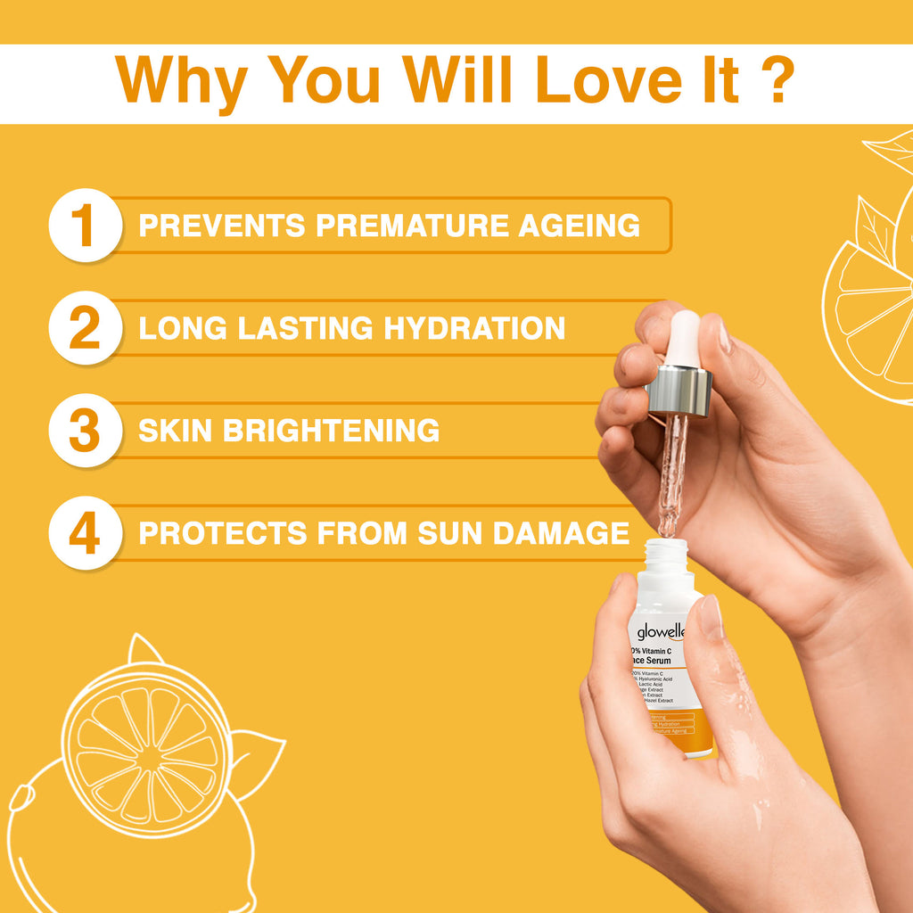 Glowelle 20% Vitamin C Face Serum-30ml