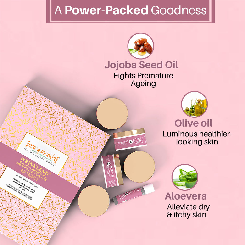 AaryanVeda - Wrinklend Natural Revitalization Kit - 260gm