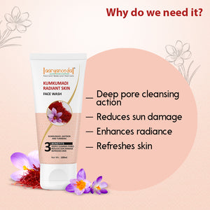 Kumkumadi Radiant Skin Facewash -100 ML