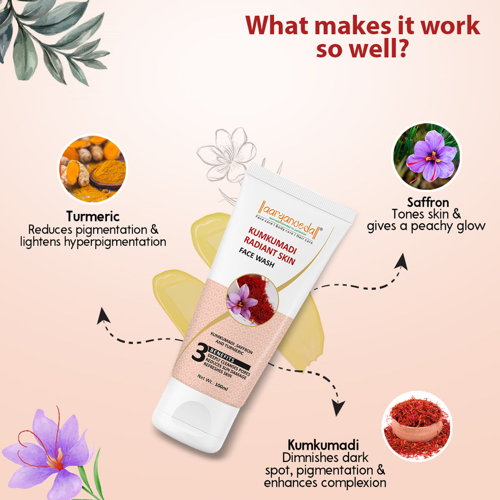 Kumkumadi Radiant Skin Facewash -100 ML