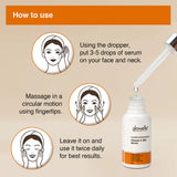 Aaryanveda Sunscreen Gel SPF 50 PA++++ And Glowelle Vitamin C 20% Serum Combo