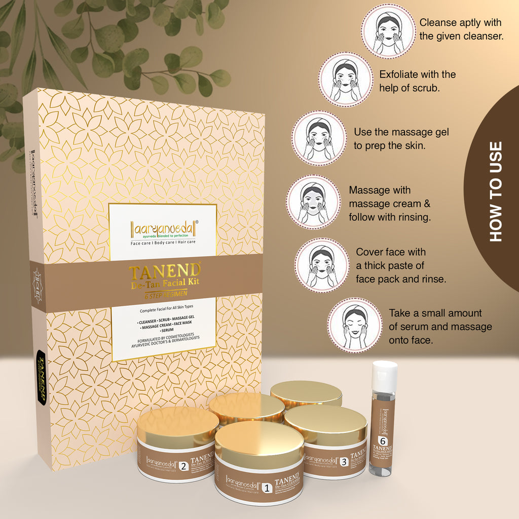 AaryanVeda - Tanend De-Tan Facial Kit - 260gm