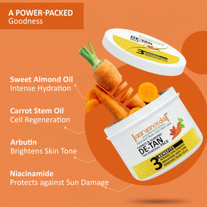 Carrot & Almond De-Tan - Tan Removal Pack