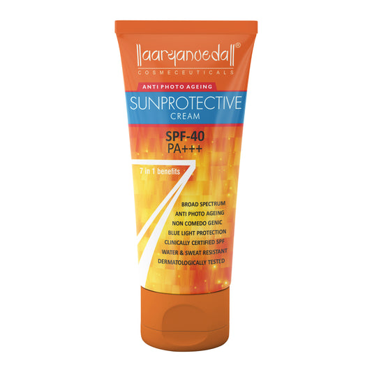 7 In 1 Benefits SunProtective Cream SPF-40 PA+++ - 60ml each ( Pack Of 2 )