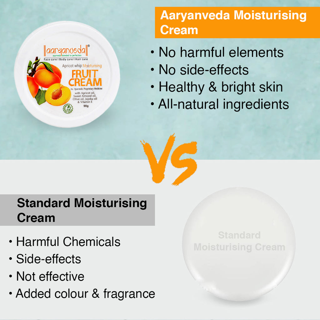Apricot whip Moisturising Fruit Cream - 90gm