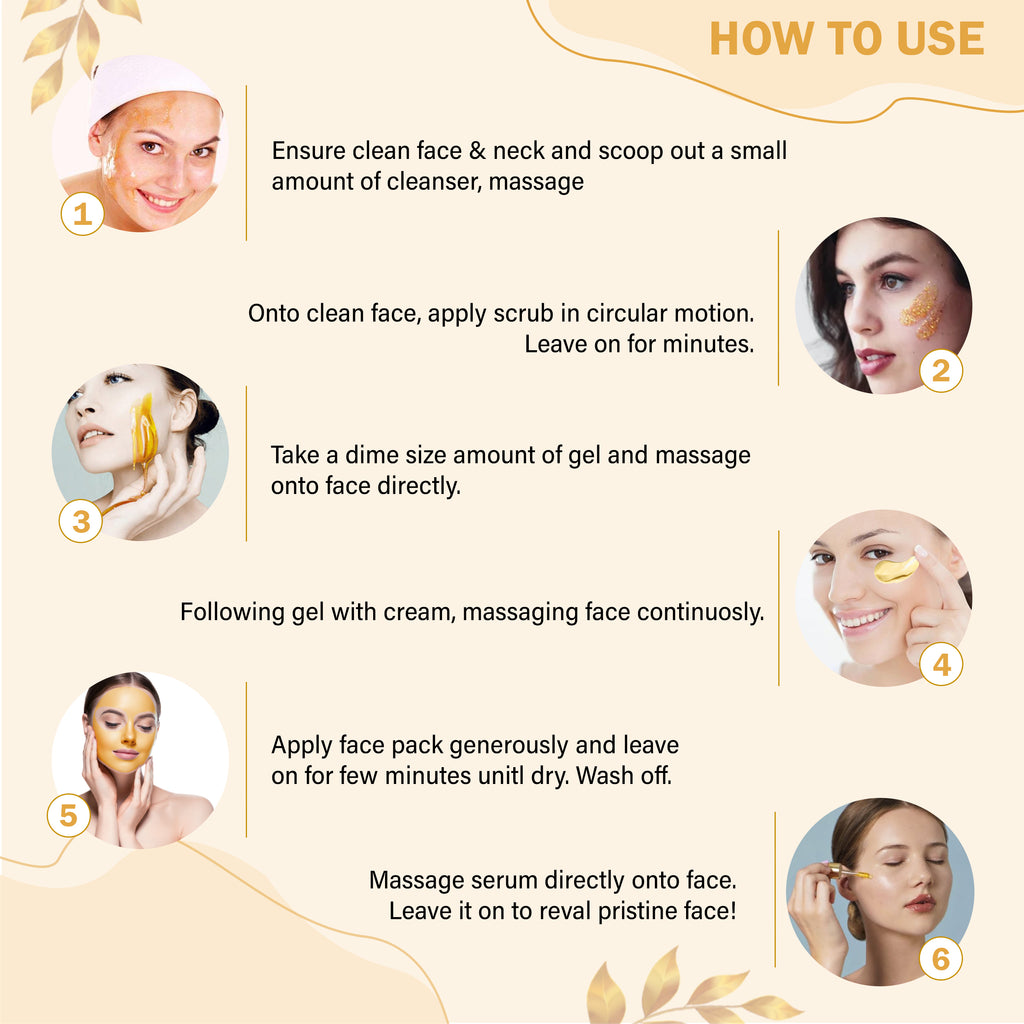 24K Gold Facial APS Kit - 510gm