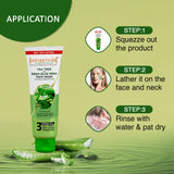 Tea Tree with Neem Aloe Vera Facewash with Millicapsules & Tulsi 100ml+20ml : 120ml