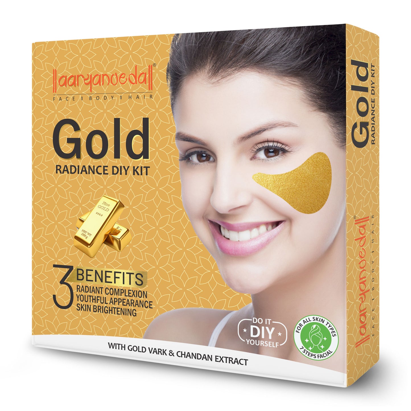 Gold Radiance DIY Kit-45 ml ( Pack of 3 )