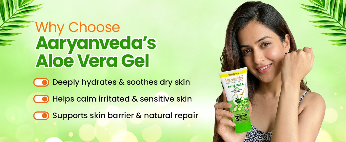 Aloe Vera Gel For Face,Body and Hair-100ml+50ml Extra : 150ml