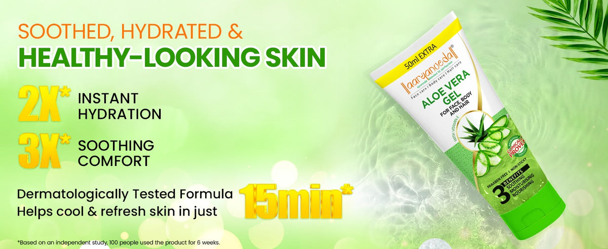 Aloe Vera Gel For Face,Body and Hair-100ml+50ml Extra : 150ml