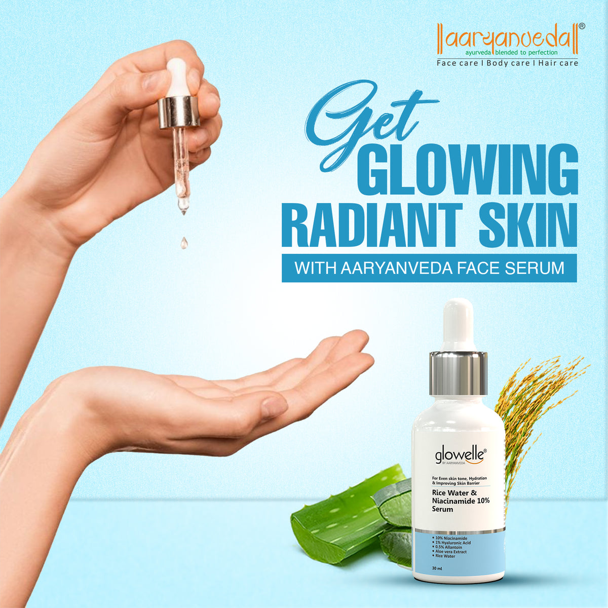 Rice Water & Niacinamide 10%Serum-30ml