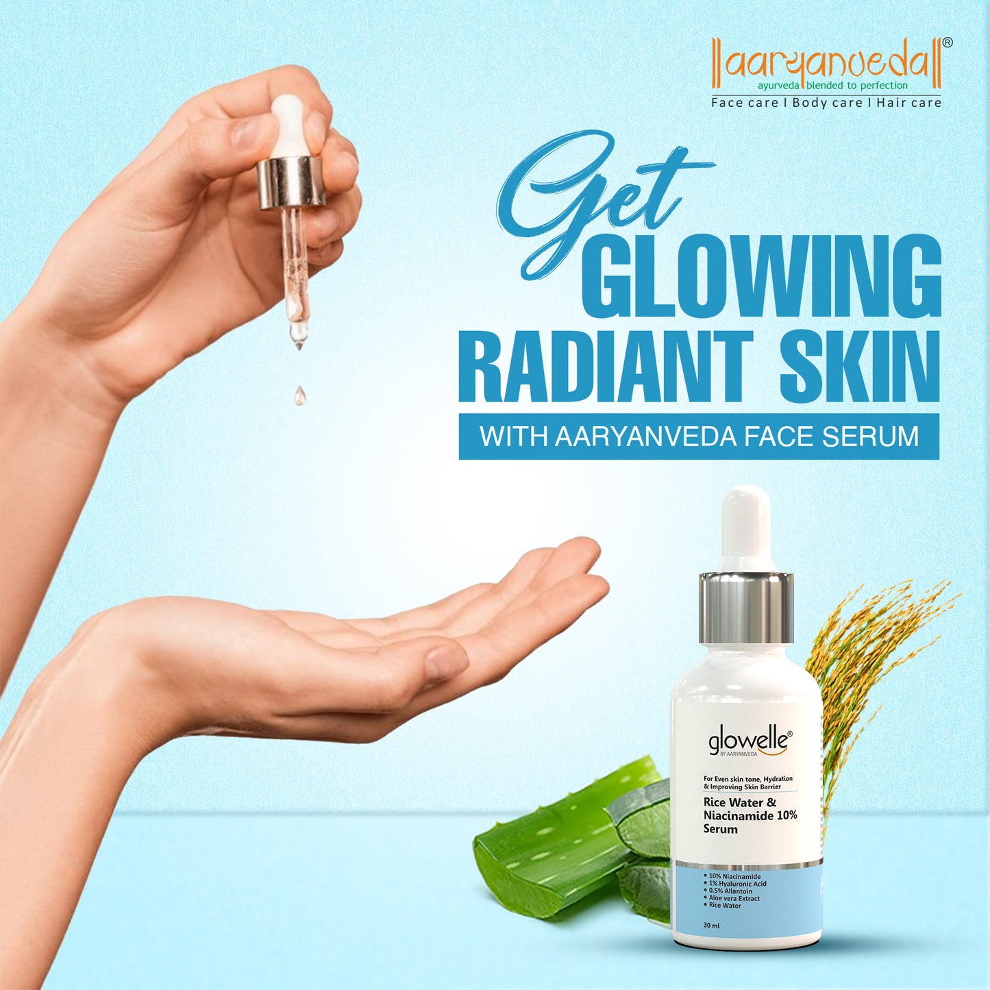 Rice Water & Niacinamide 10%Serum-30ml