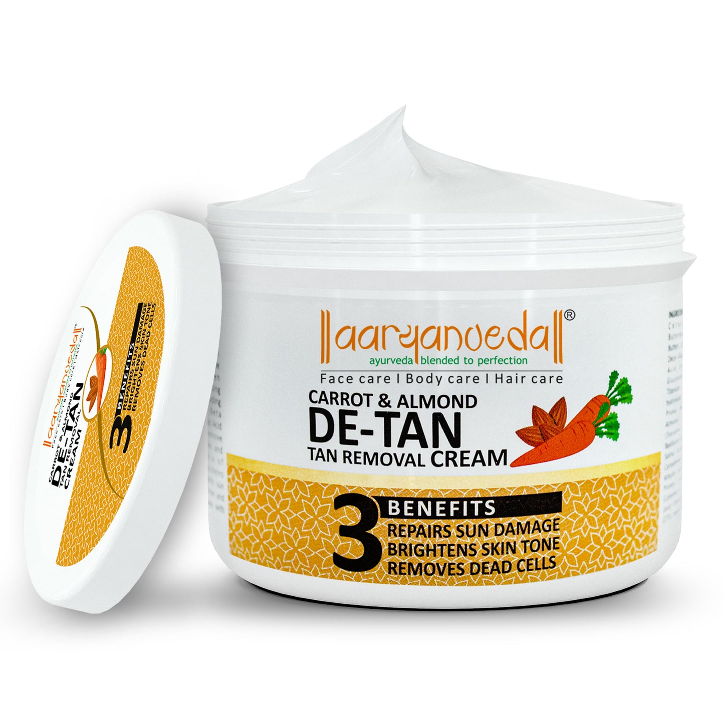 Carrot & Almond De-Tan Removal Cream
