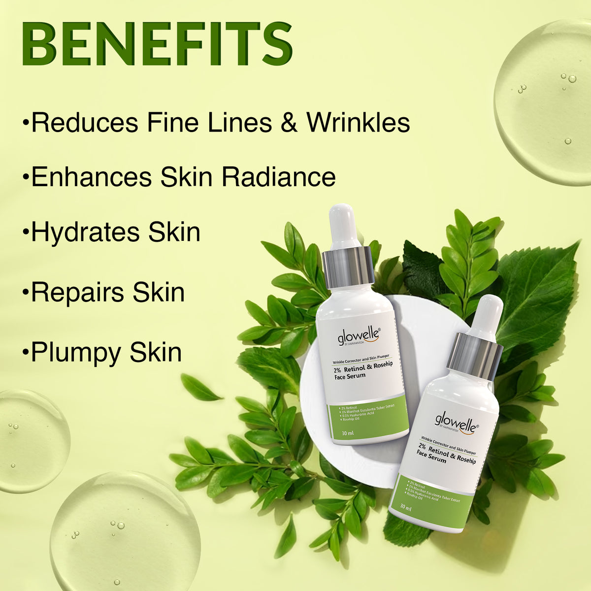 2% Retinol & Rosehip Face Serum-30ml