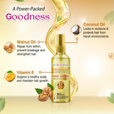 Hair Serum Vitalized with Walnut Oil - 90 ml+10 ml Extra (Pack of 2 )