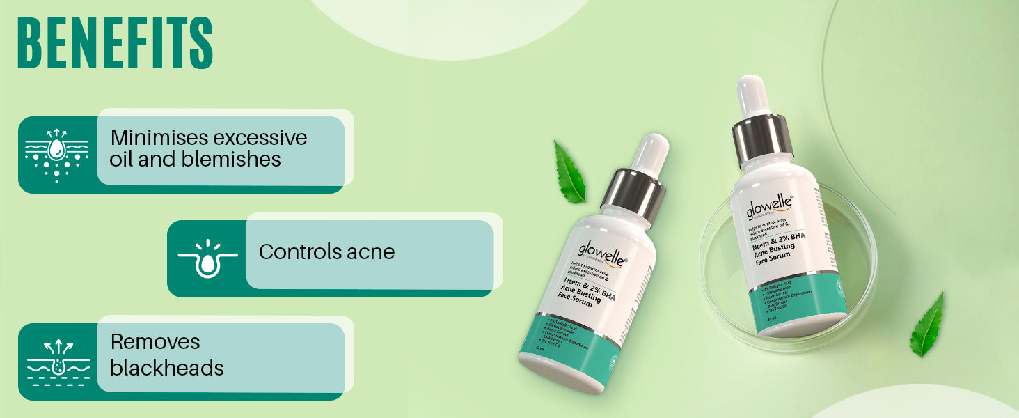 Neem & 2% BHA Acne Busting Face Serum-30ml