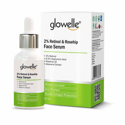 Glowelle 2% Retinol & Rosehip Face Serum-30ml