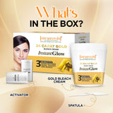 24 Carat Gold Bleach Cream For Instant Glow-250gm