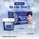 Diamond Bleach Cream For Instant Radiance With Oxy Bleach Properties-250 Gm
