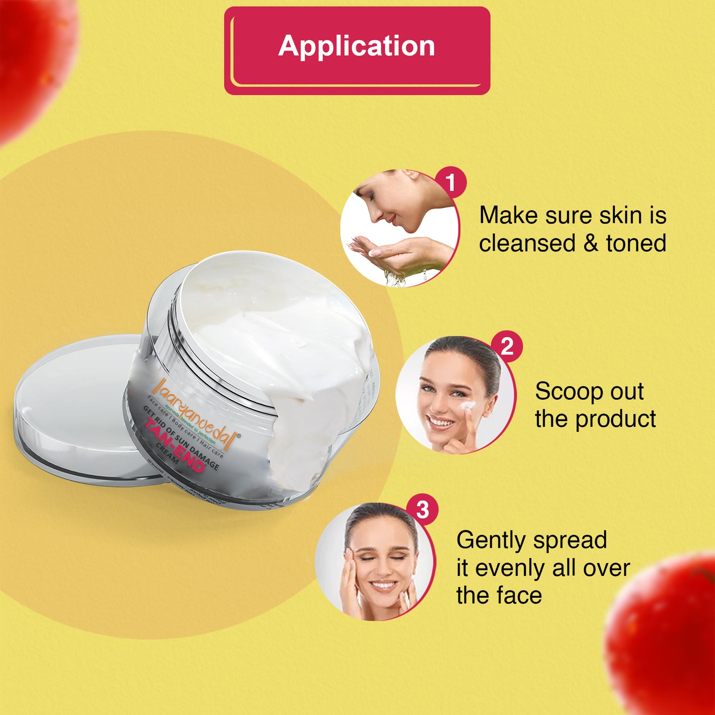 Tan-End Cream With Lemon and Tomato Extract 50 ml