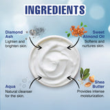 Diamond Bleach Cream For Instant Radiance with Oxy Bleach Properties -250 gm