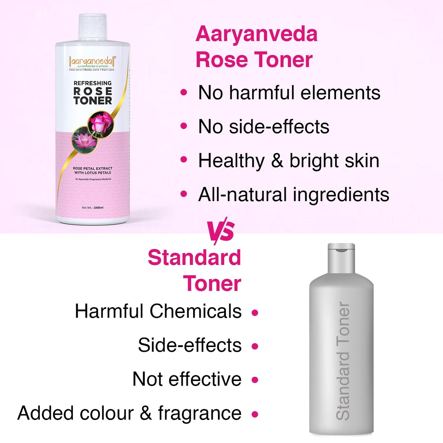 Refreshing Rose Toner - 1000 ml