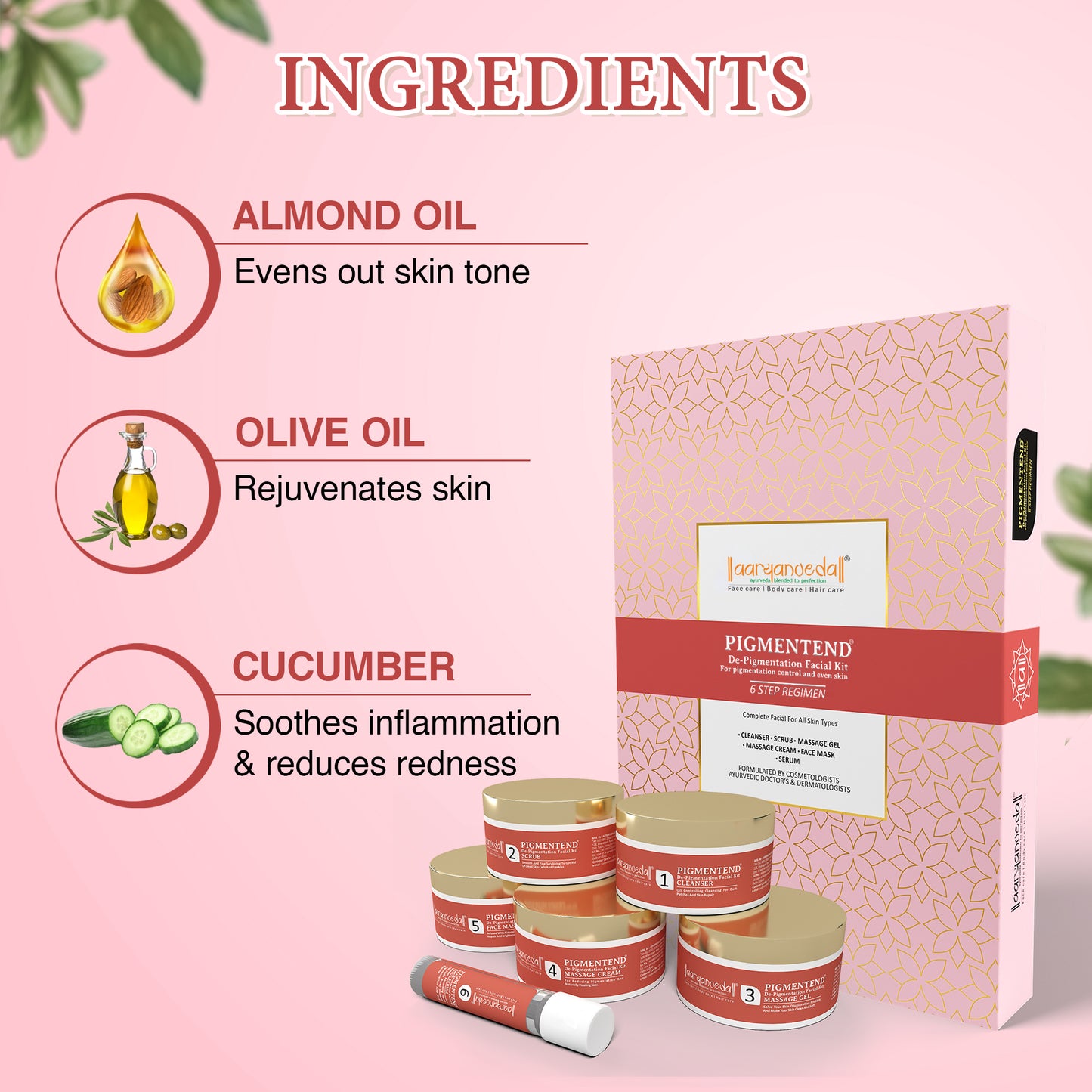 Pigmentend De-Pigmentation Facial Kit For Pigmentation Control-260gm