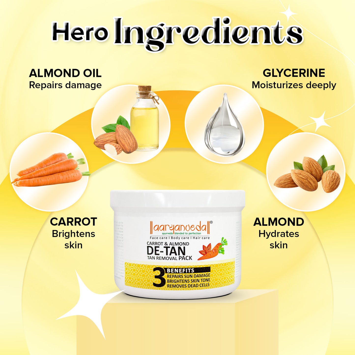 Carrot & Almond De-Tan-Tan Removal Pack