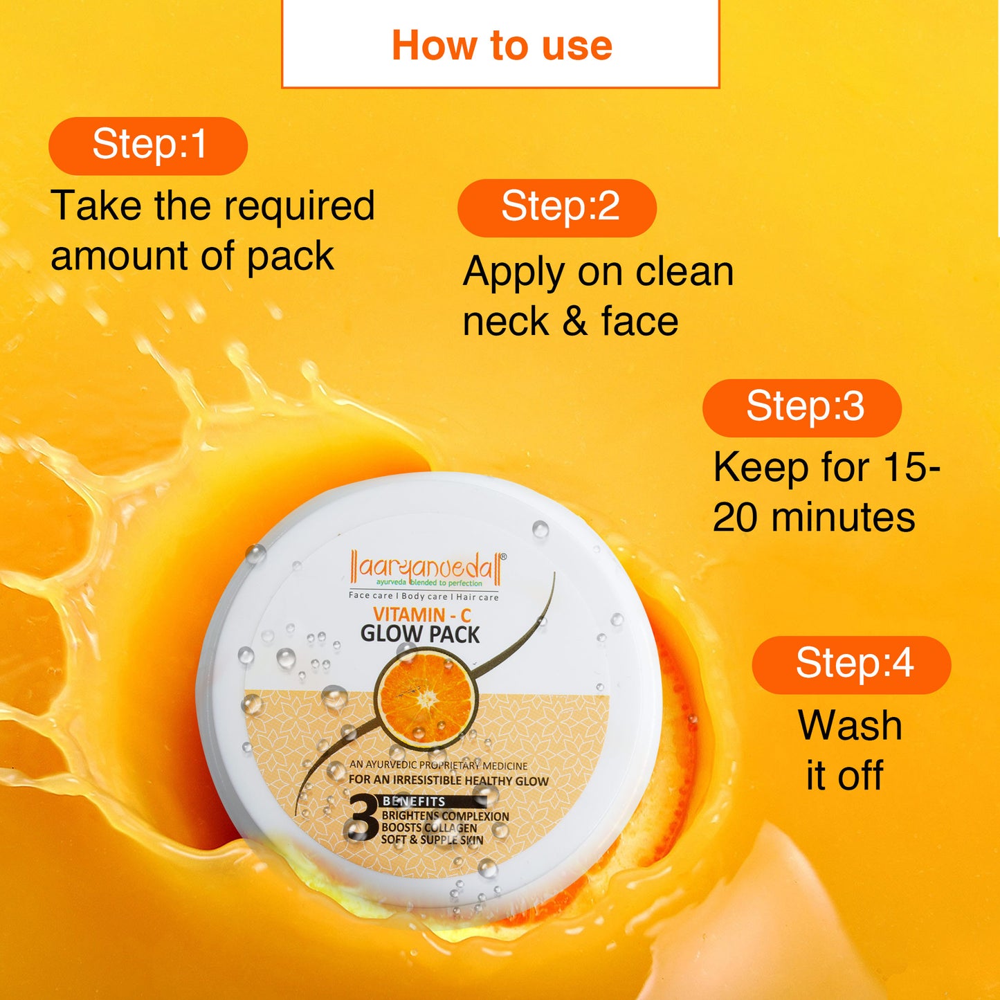 Vitamin-C Glow Pack - 100gm