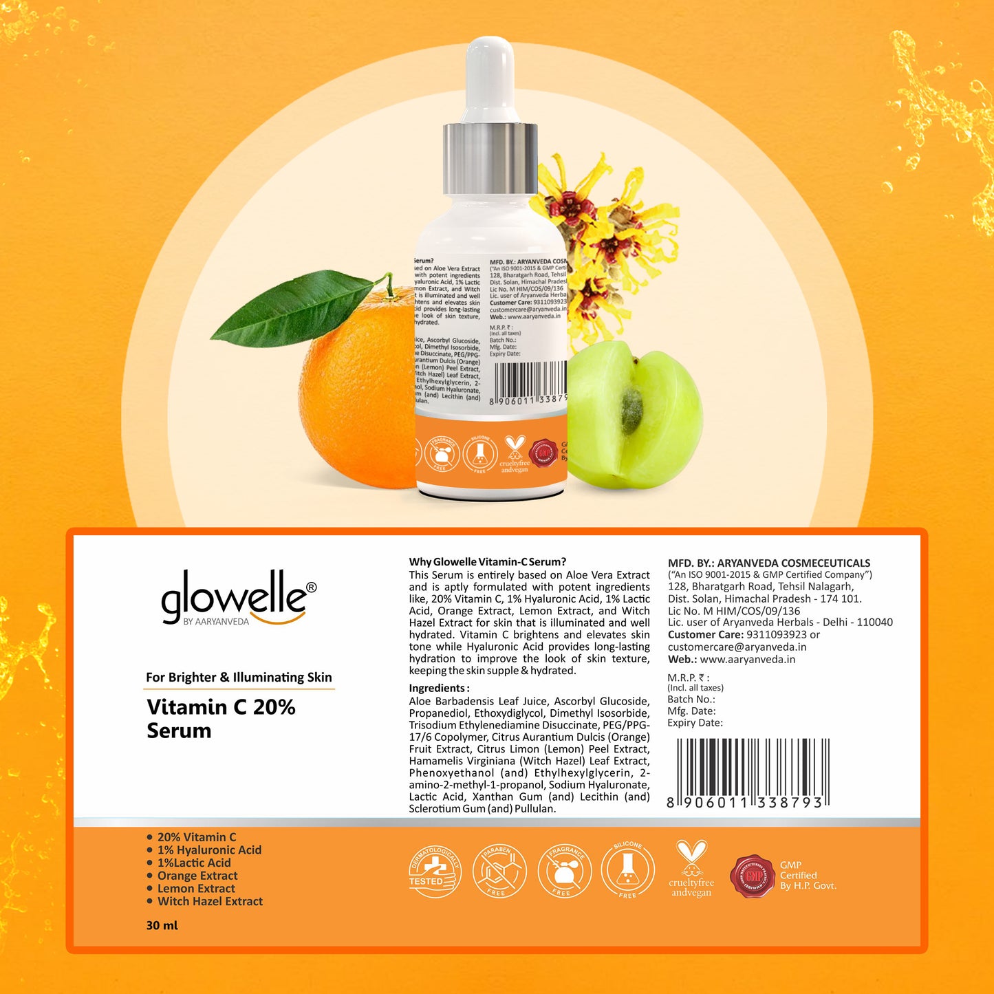 Vitamin C 20% Face Serum-30ml