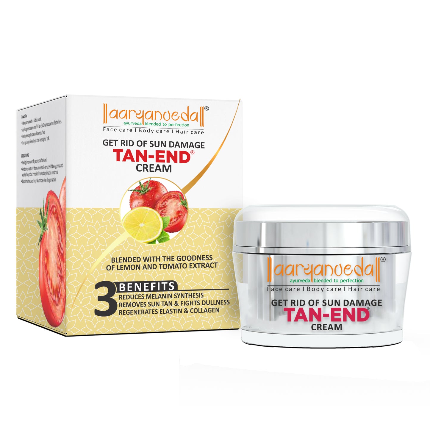 Tan-End Cream With Lemon and Tomato Extract 50 ml