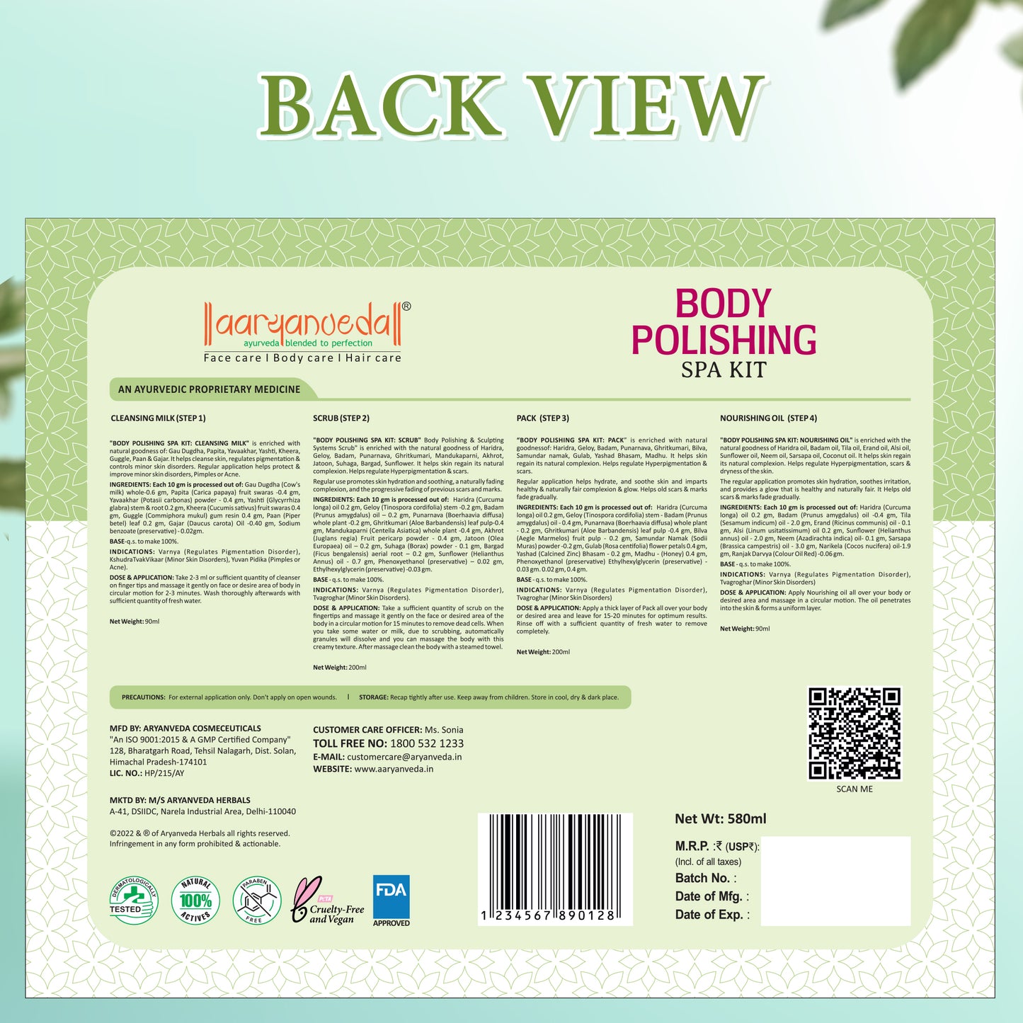 Body Polishing Kit-580 ml