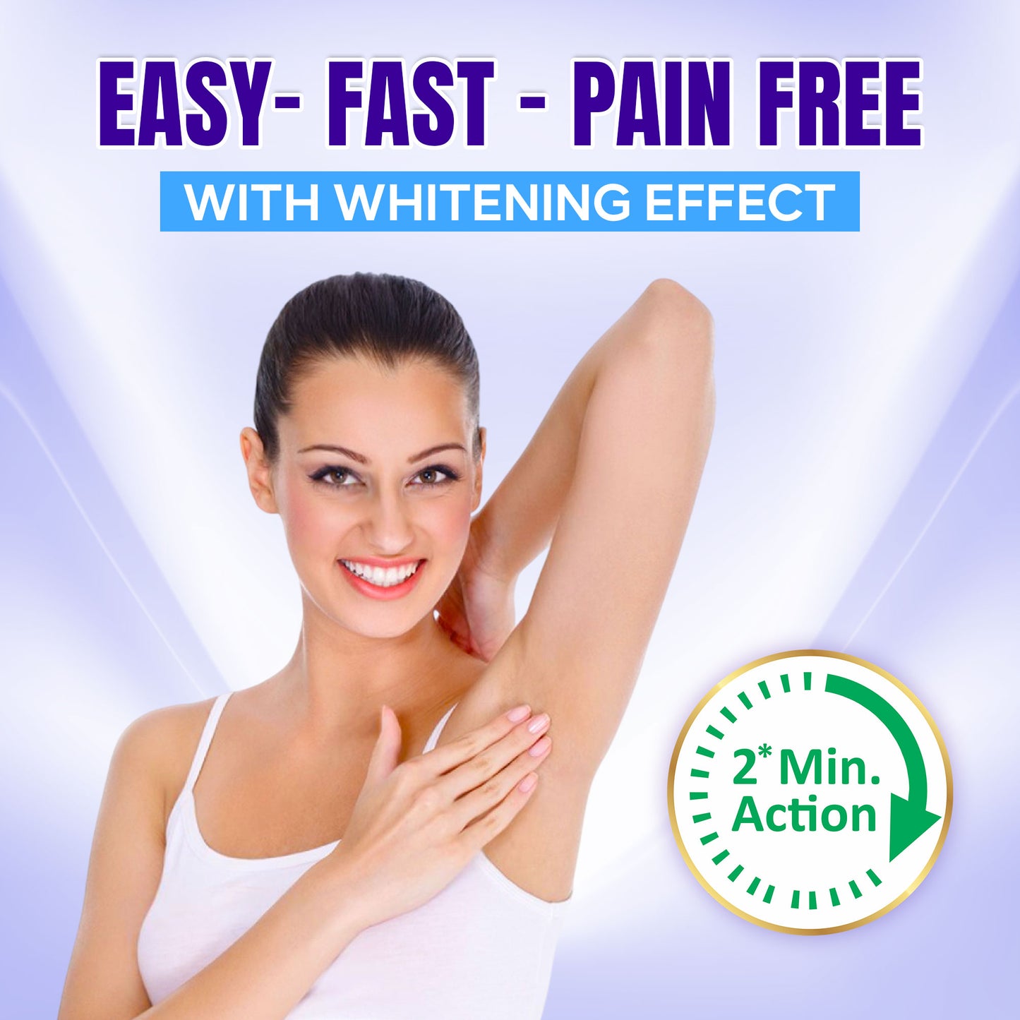 Diamond Hair Removal Cream-60gm each ( Pack of 2 )