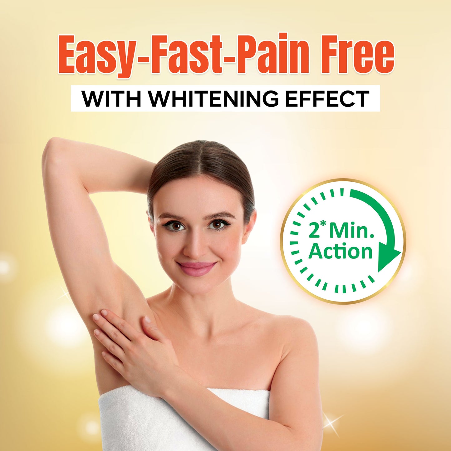 Hair Removal Cream Papaya with Slow Hair Growth Actives -60 gm each  ( Pack Of  5 )