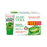 Ayurvedic AloeVera Glycerine Bathing Bar For Soothing & Moisturising-125 gm