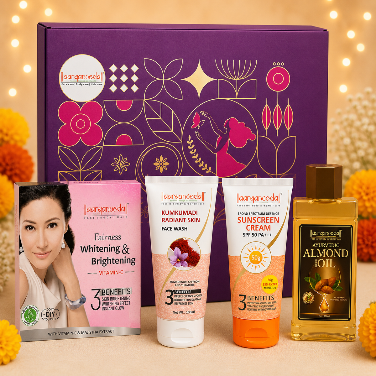 Bright Glow Beauty Gift Combo