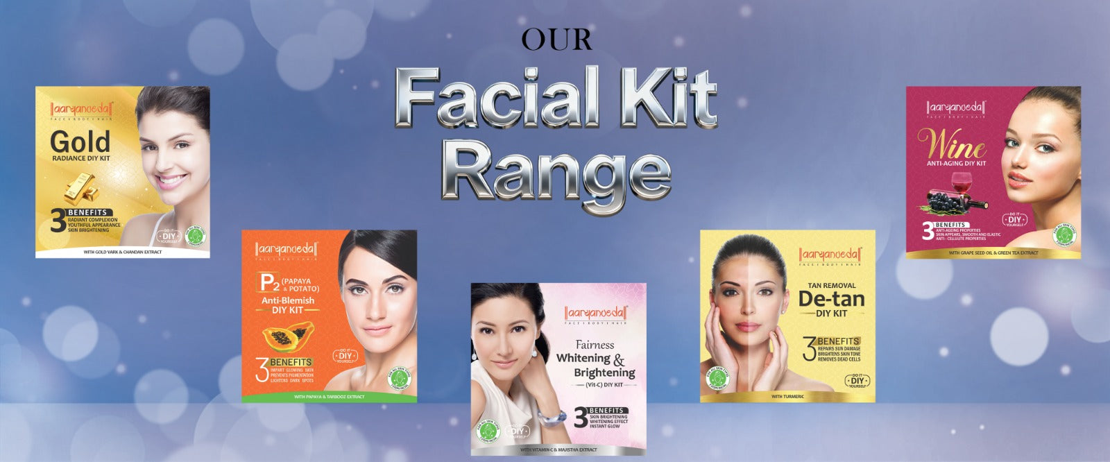 Diamond Hydra Facial DIY KIT-45 ml ( Pack of 3)