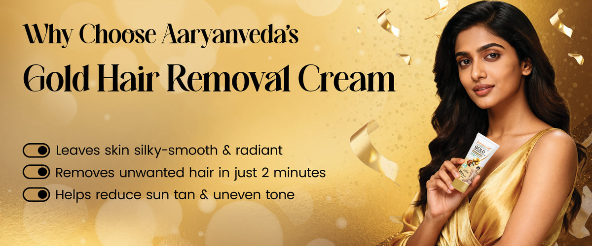 Gold Hair Removal Cream with Goodness Of Gold & Shea Butter - 60 gm each ( Pack Of 5 )