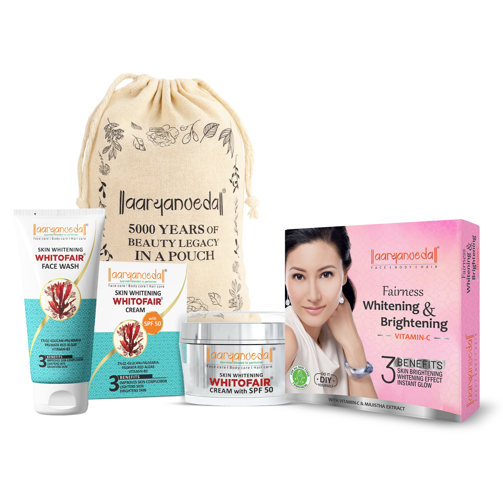 Bright and Light Trio Gift Set – Aaryanveda