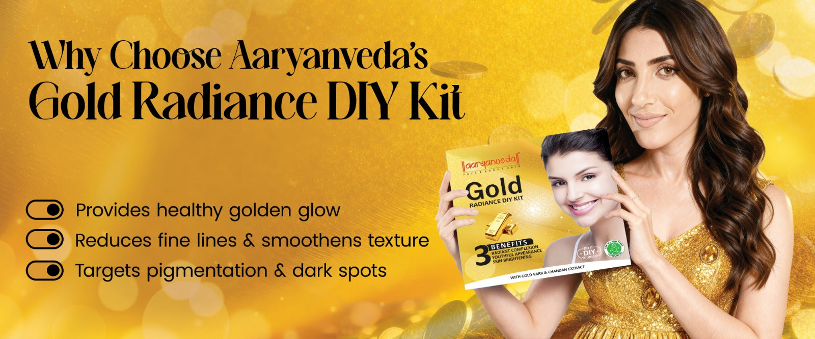 Gold Radiance DIY Kit-45 ml ( Pack of 3 )